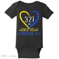 Love World Down Syndrome Awareness Day Love Baby Bodysuit thumb 0