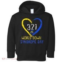 Love World Down Syndrome Awareness Day Love Toddler Hoodie thumb 0