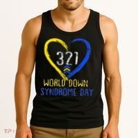 Love World Down Syndrome Awareness Day Love Tank Top thumb 3