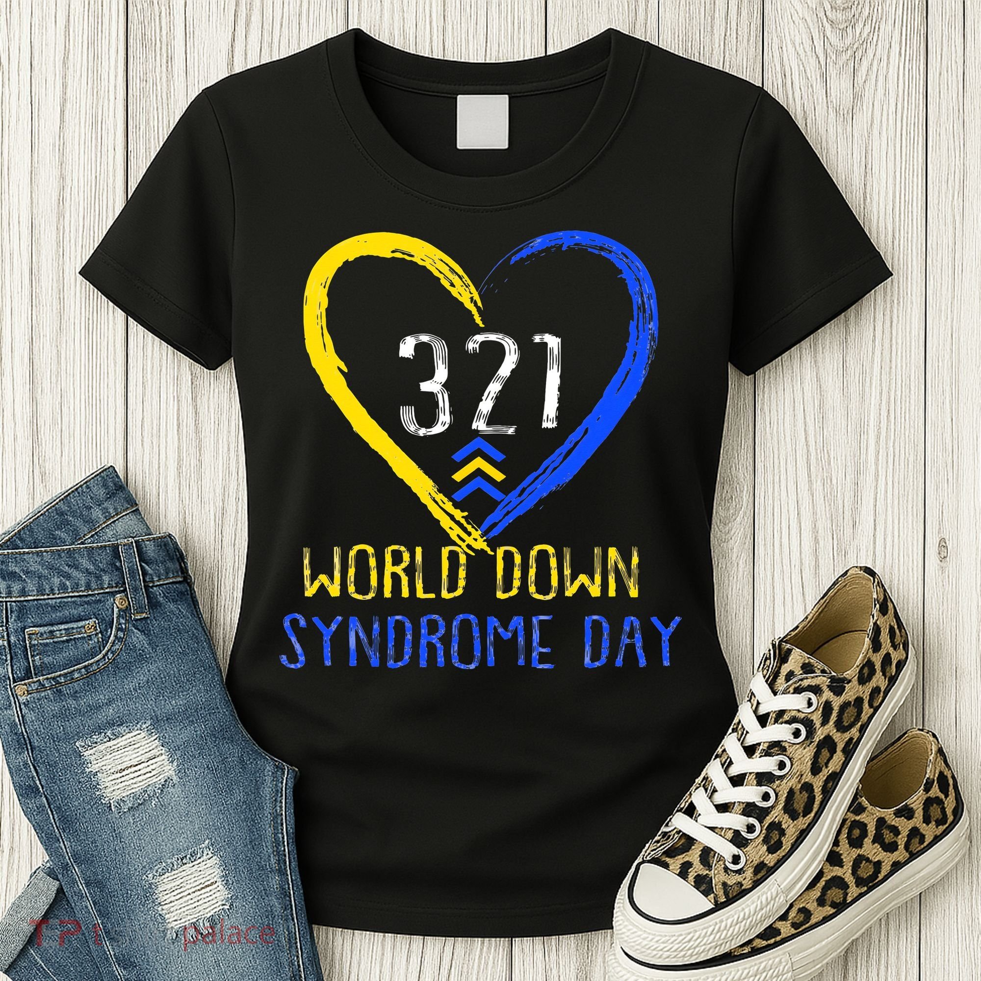 Love World Down Syndrome Awareness Day Love Women's T-Shirt