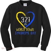 Love World Down Syndrome Awareness Day Love Kids Sweatshirt thumb 0
