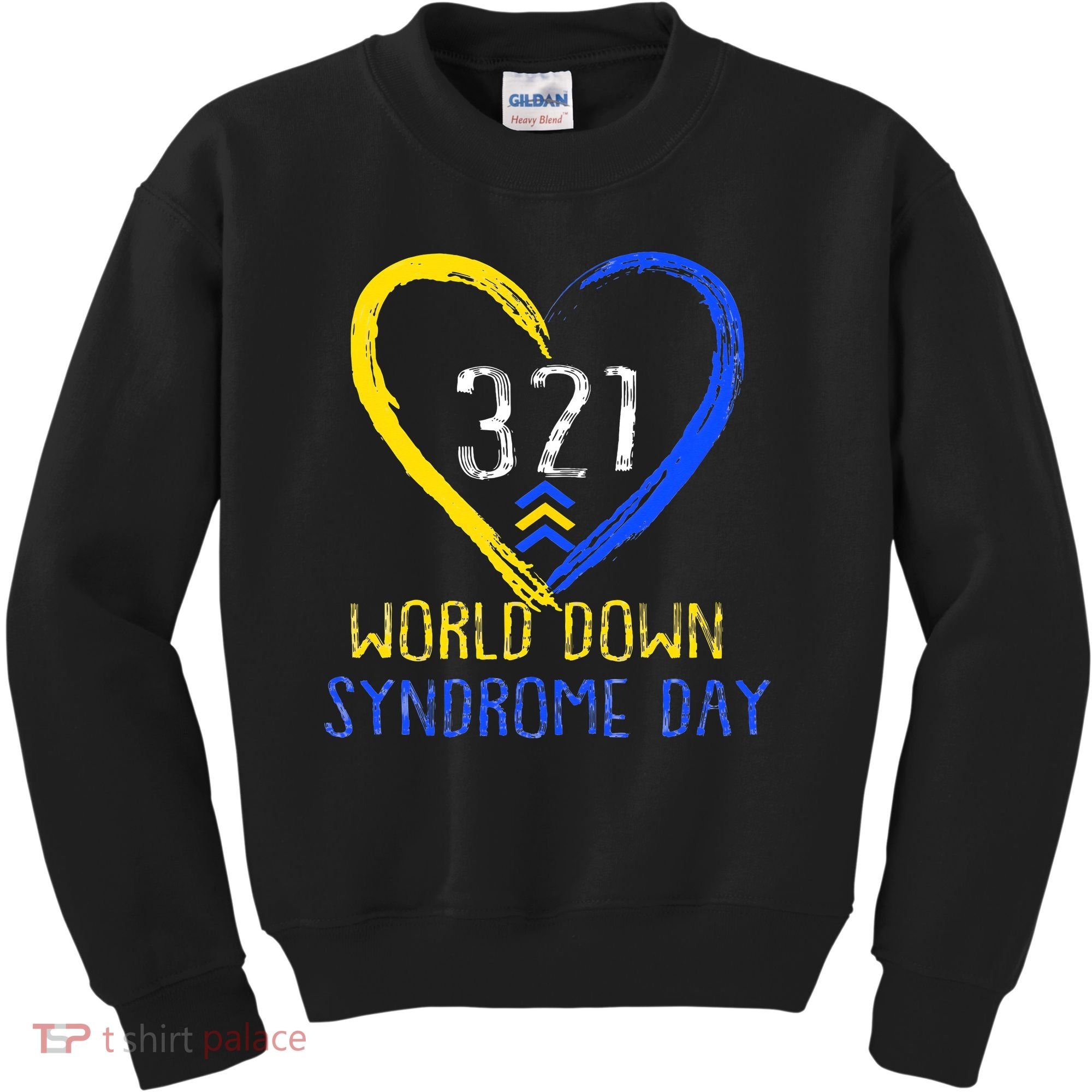 Love World Down Syndrome Awareness Day Love Kids Sweatshirt