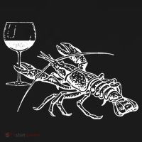 Lobster Wine Drinking Shirts Funny Beach Cruise Vacation Gift Tote Bag thumb 4