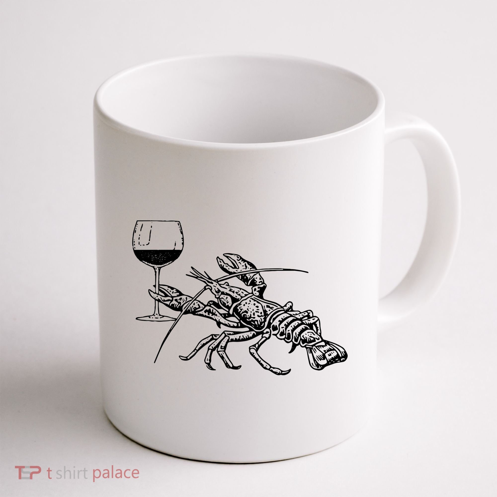 Lobster Wine Drinking Shirts Funny Beach Cruise Vacation Gift Coffee Mug