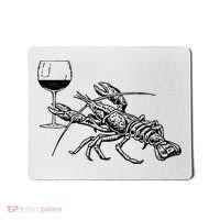 Lobster Wine Drinking Shirts Funny Beach Cruise Vacation Gift Mousepad thumb 0