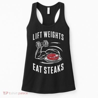 Lift Weights Eat Steaks Women's Tank Top