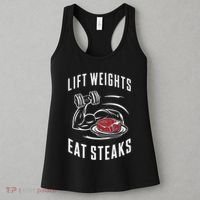 Lift Weights Eat Steaks Women's Tank Top thumb 3