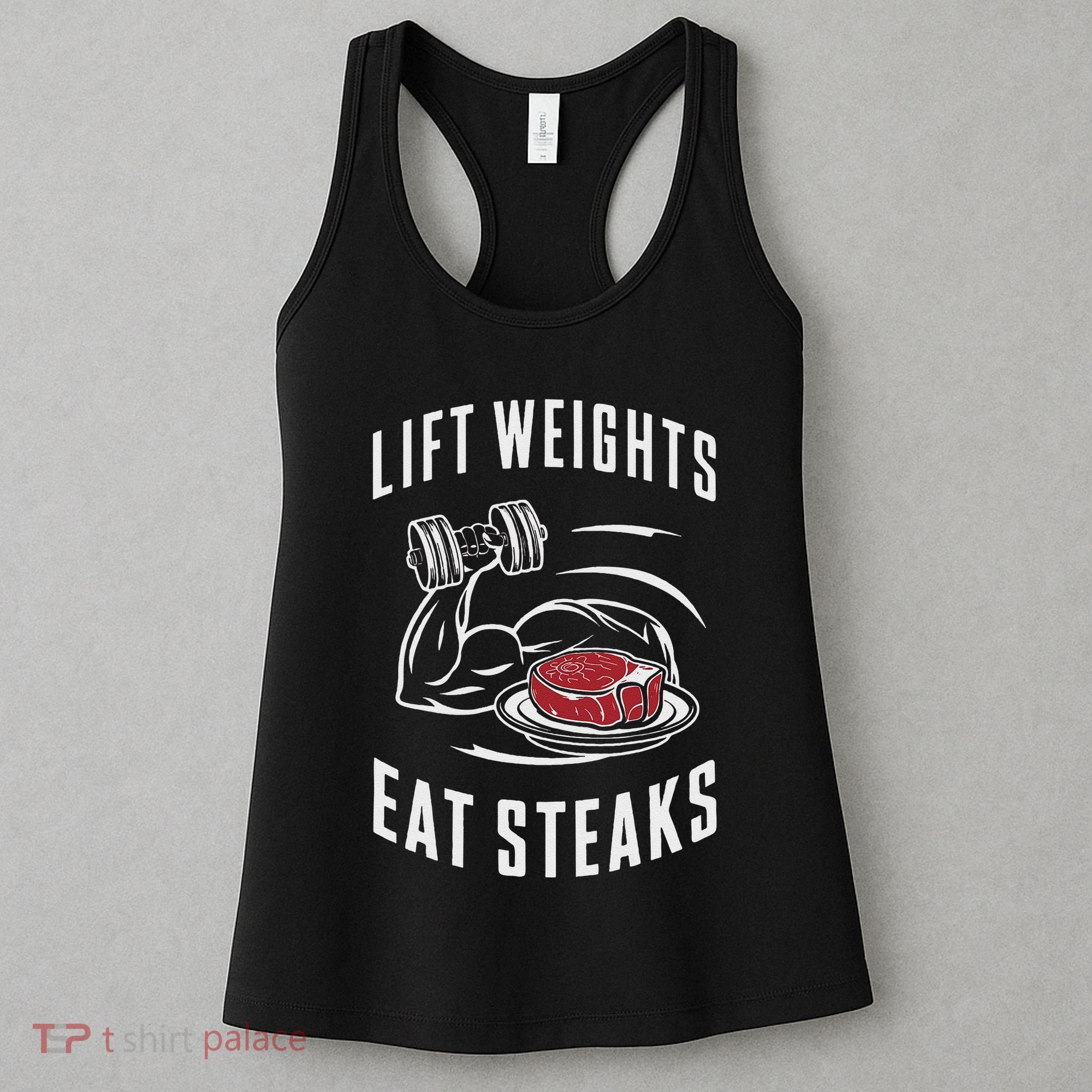 Lift Weights Eat Steaks Women's Tank Top