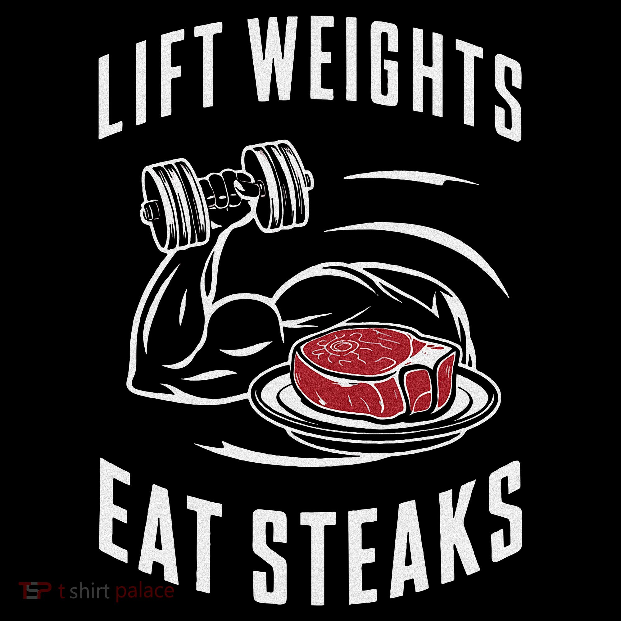 Lift Weights Eat Steaks Women's Long Sleeve Shirt