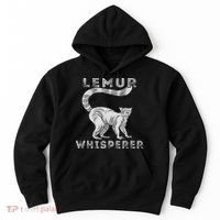 Lemur Whisperer Funny Lemur Lover Lemur Monkey Hoodie thumb 0