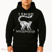 Lemur Whisperer Funny Lemur Lover Lemur Monkey Hoodie thumb 2