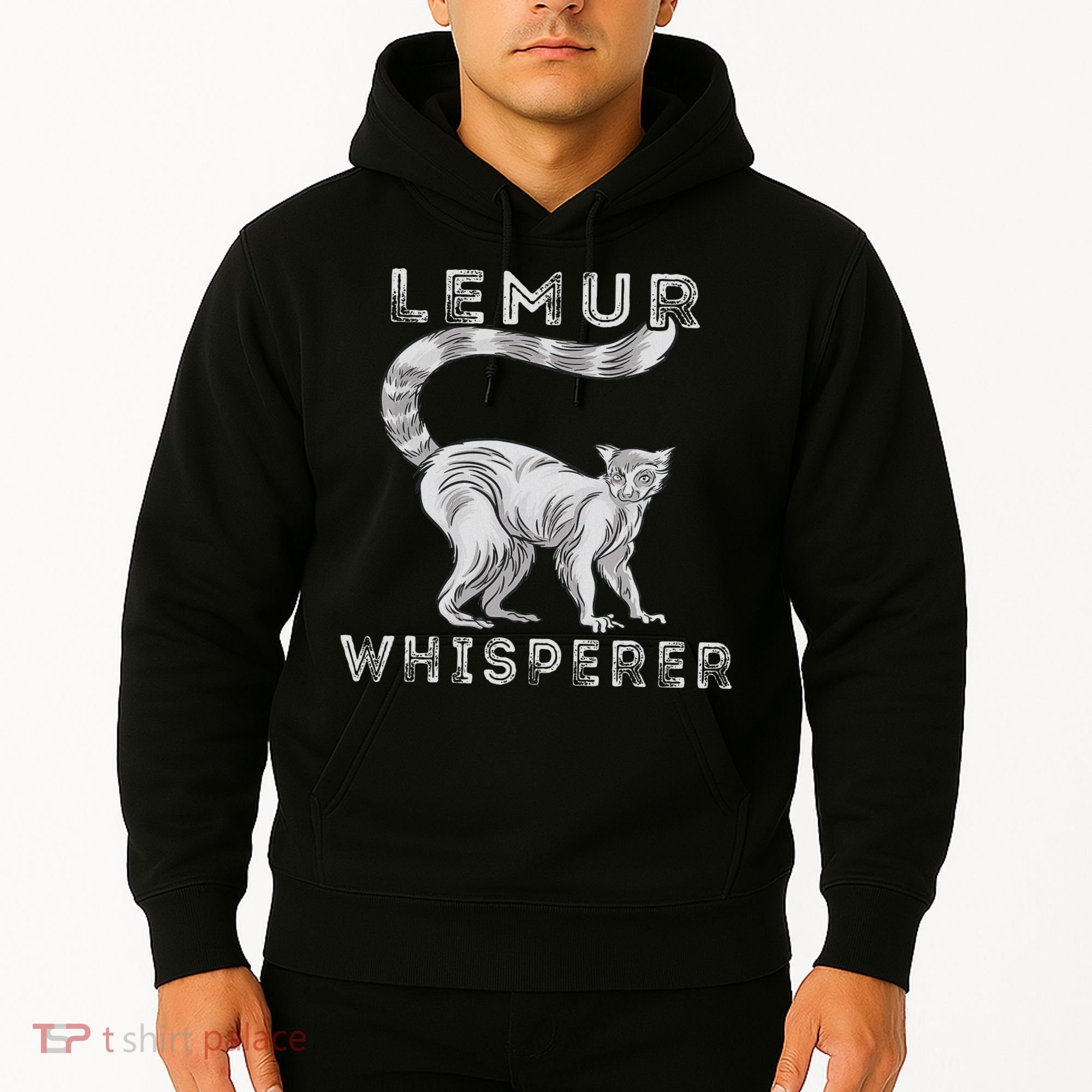 Lemur Whisperer Funny Lemur Lover Lemur Monkey Hoodie