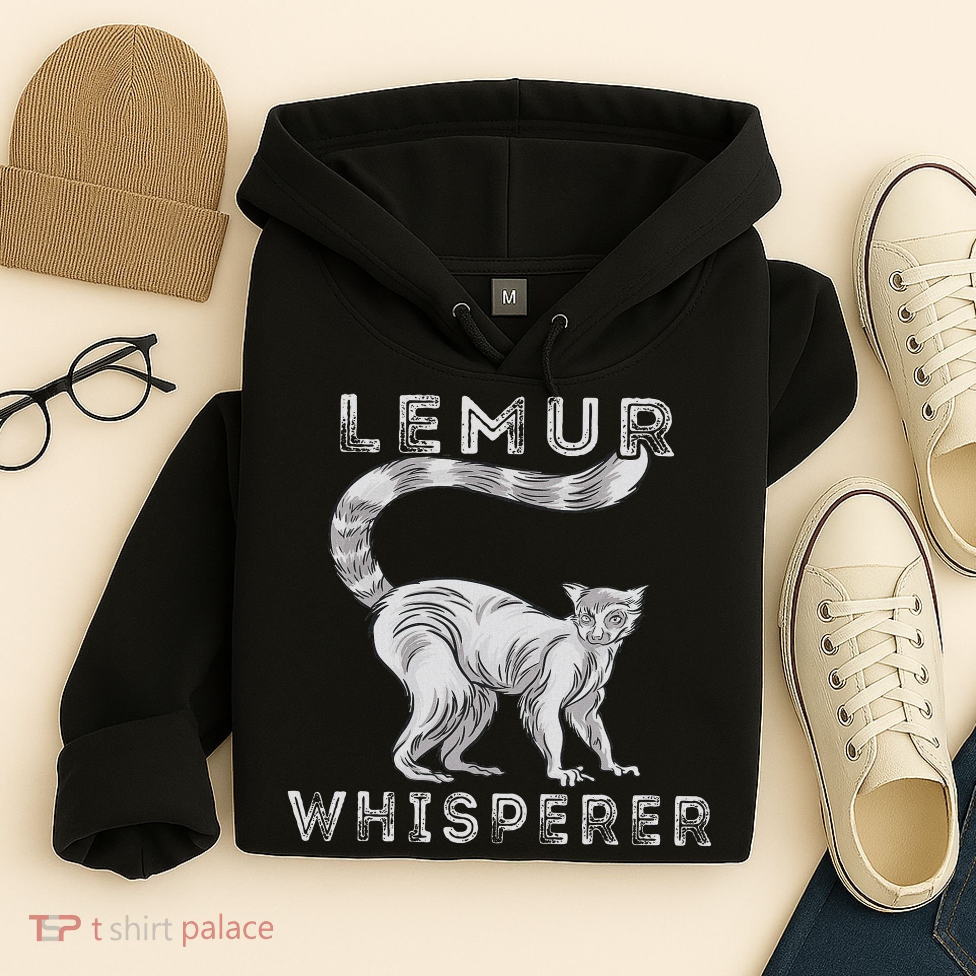 Lemur Whisperer Funny Lemur Lover Lemur Monkey Hoodie