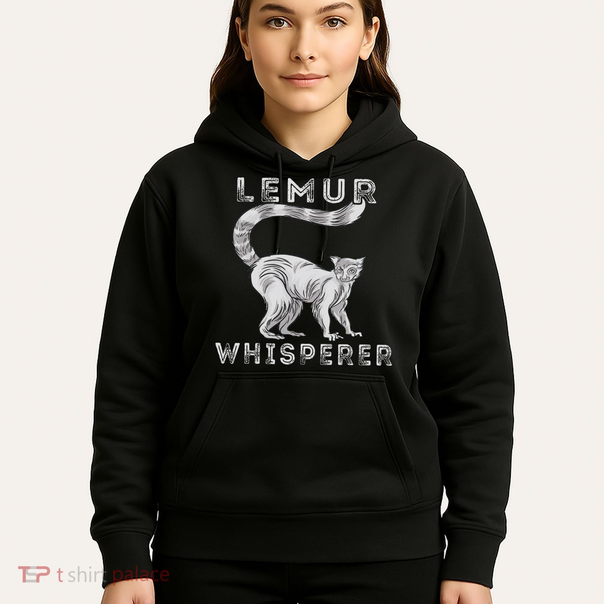 Lemur Whisperer Funny Lemur Lover Lemur Monkey Hoodie