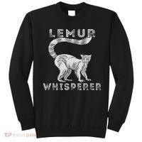 Lemur Whisperer Funny Lemur Lover Lemur Monkey Sweatshirt thumb 0