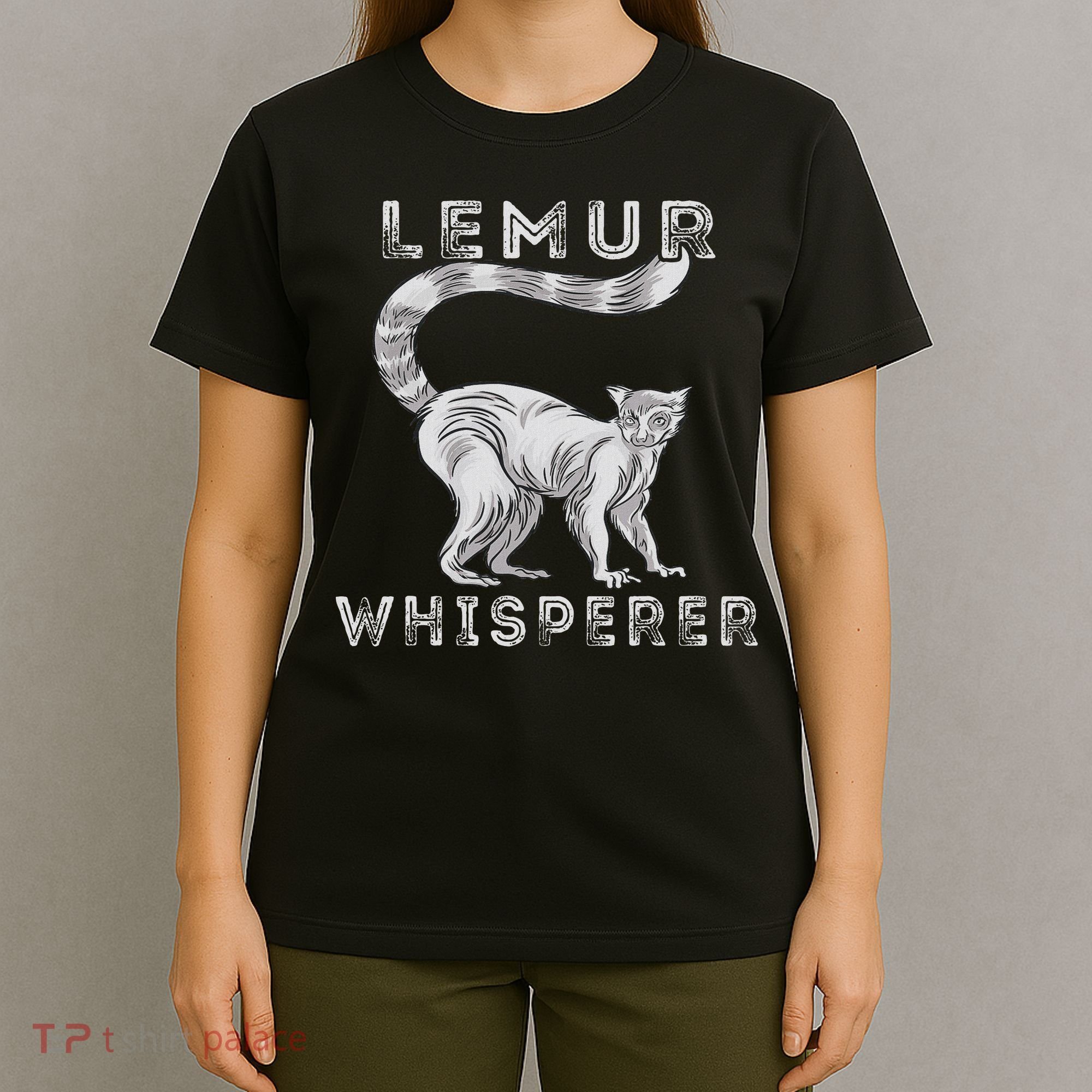 Lemur Whisperer Funny Lemur Lover Lemur Monkey T-Shirt
