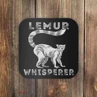 Lemur Whisperer Funny Lemur Lover Lemur Monkey Coaster thumb 0