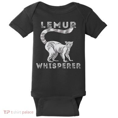Lemur Whisperer Funny Lemur Lover Lemur Monkey Baby Bodysuit