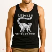 Lemur Whisperer Funny Lemur Lover Lemur Monkey Tank Top thumb 3
