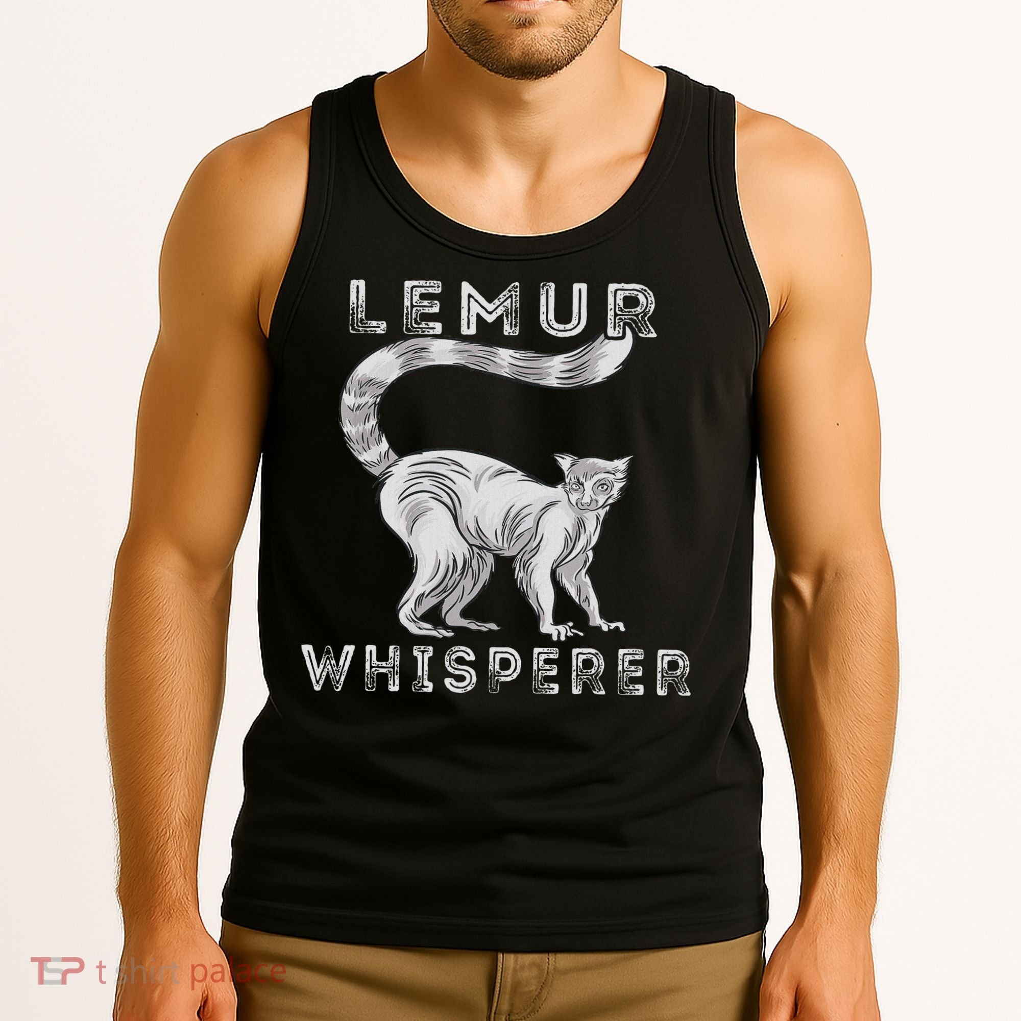 Lemur Whisperer Funny Lemur Lover Lemur Monkey Tank Top