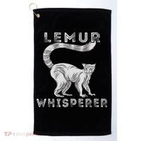 Lemur Whisperer Funny Lemur Lover Lemur Monkey Golf Towel thumb 0