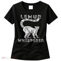 Lemur Whisperer Funny Lemur Lover Lemur Monkey Women's T-Shirt thumb 0