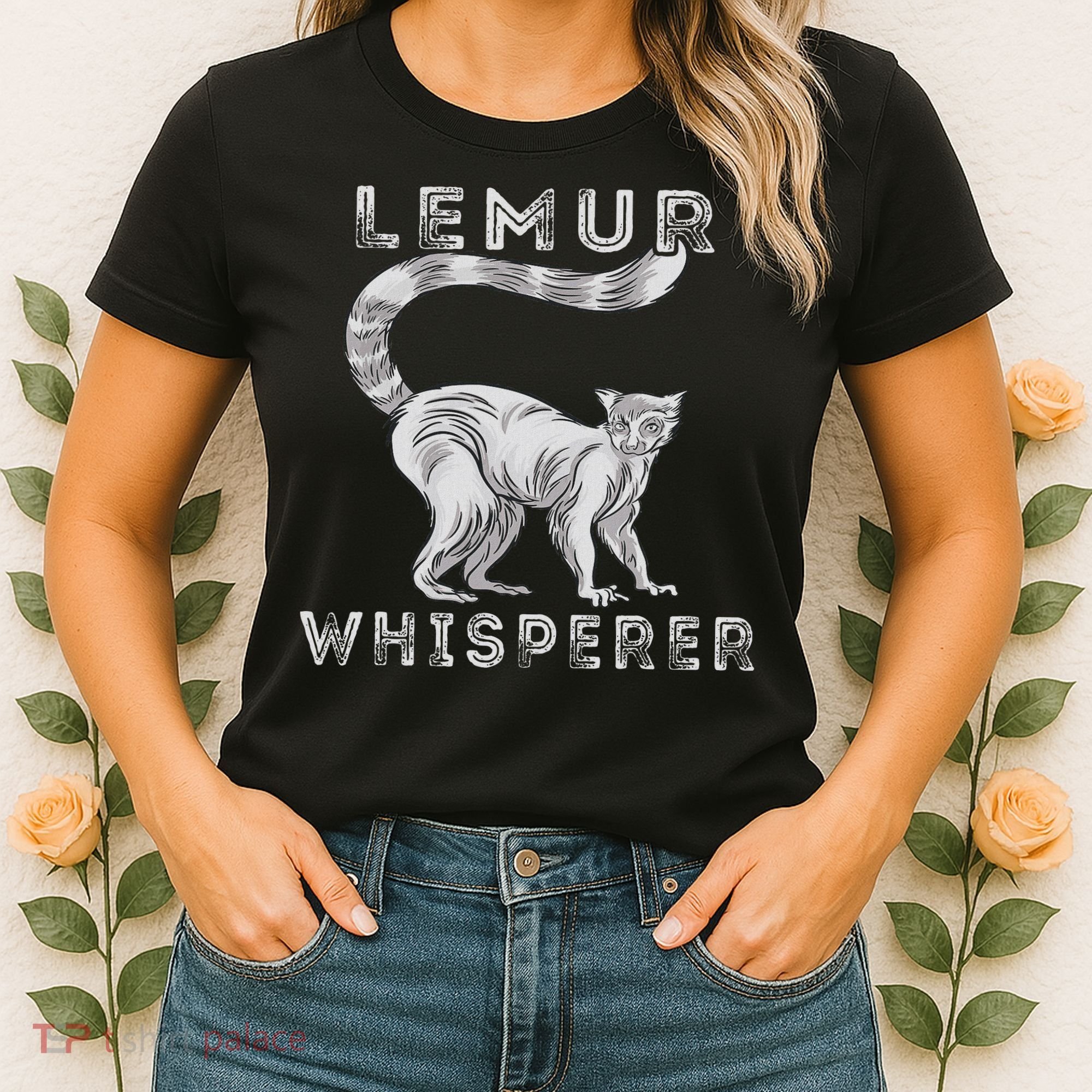 Lemur Whisperer Funny Lemur Lover Lemur Monkey Women's T-Shirt