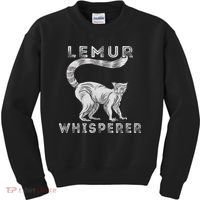 Lemur Whisperer Funny Lemur Lover Lemur Monkey Kids Sweatshirt thumb 0
