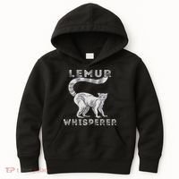 Lemur Whisperer Funny Lemur Lover Lemur Monkey Kids Hoodie thumb 0