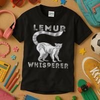 Lemur Whisperer Funny Lemur Lover Lemur Monkey Kids T-Shirt thumb 3
