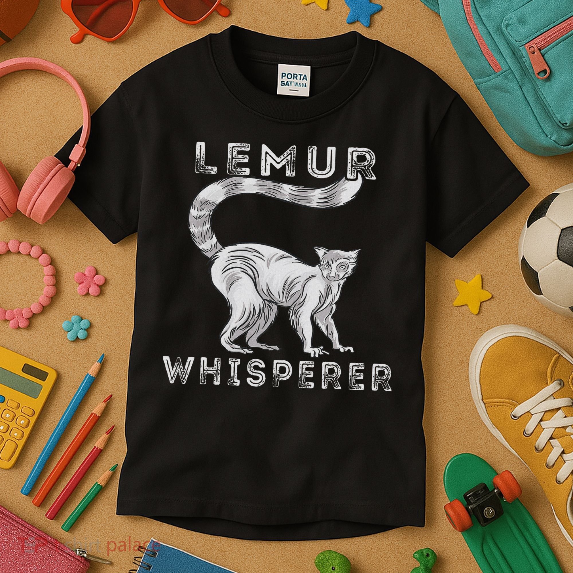Lemur Whisperer Funny Lemur Lover Lemur Monkey Kids T-Shirt