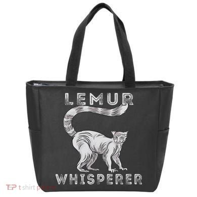 Lemur Whisperer Funny Lemur Lover Lemur Monkey Tote Bag