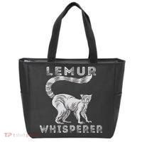 Lemur Whisperer Funny Lemur Lover Lemur Monkey Tote Bag thumb 0