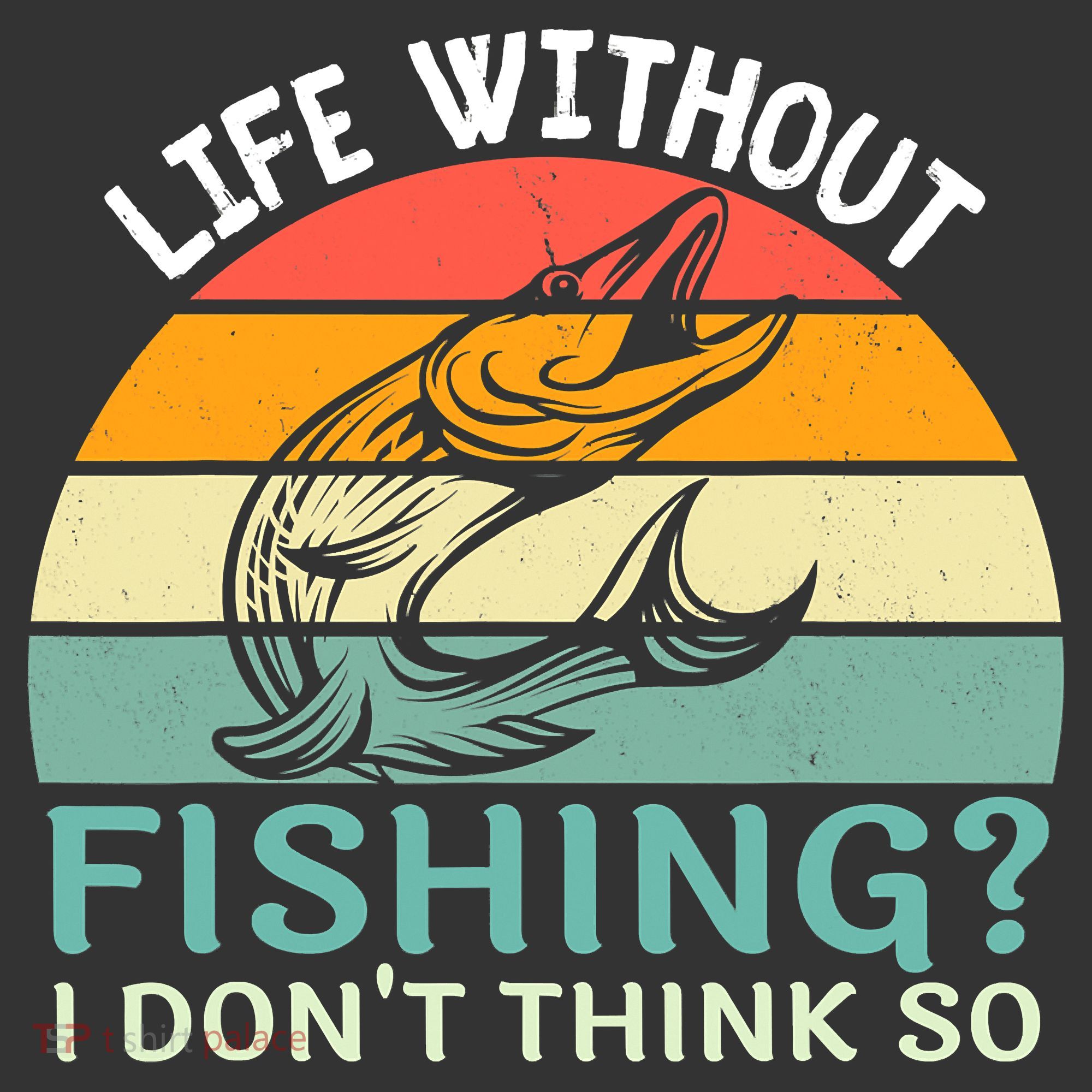Life Without Fishing I Don't Think So Fisherman Fish Lover Ornament