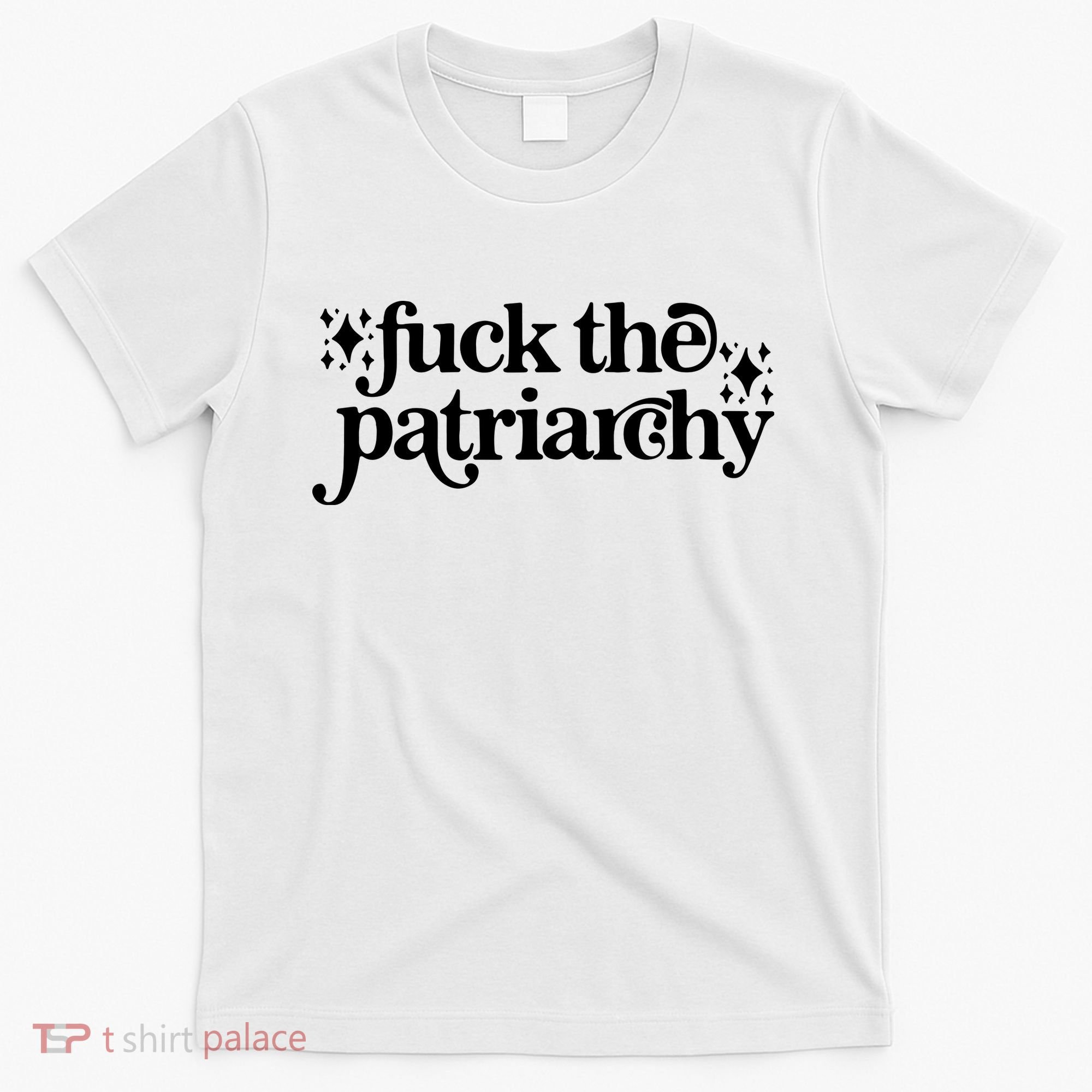 Libby Wishes Fuck The Patriarchy Vintage Feminist Women T-Shirt