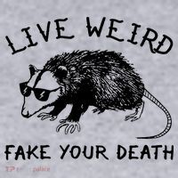 Live Weird Fake Your Death Women's Sweatshirt thumb 2