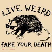 Live Weird Fake Your Death Tote Bag thumb 4