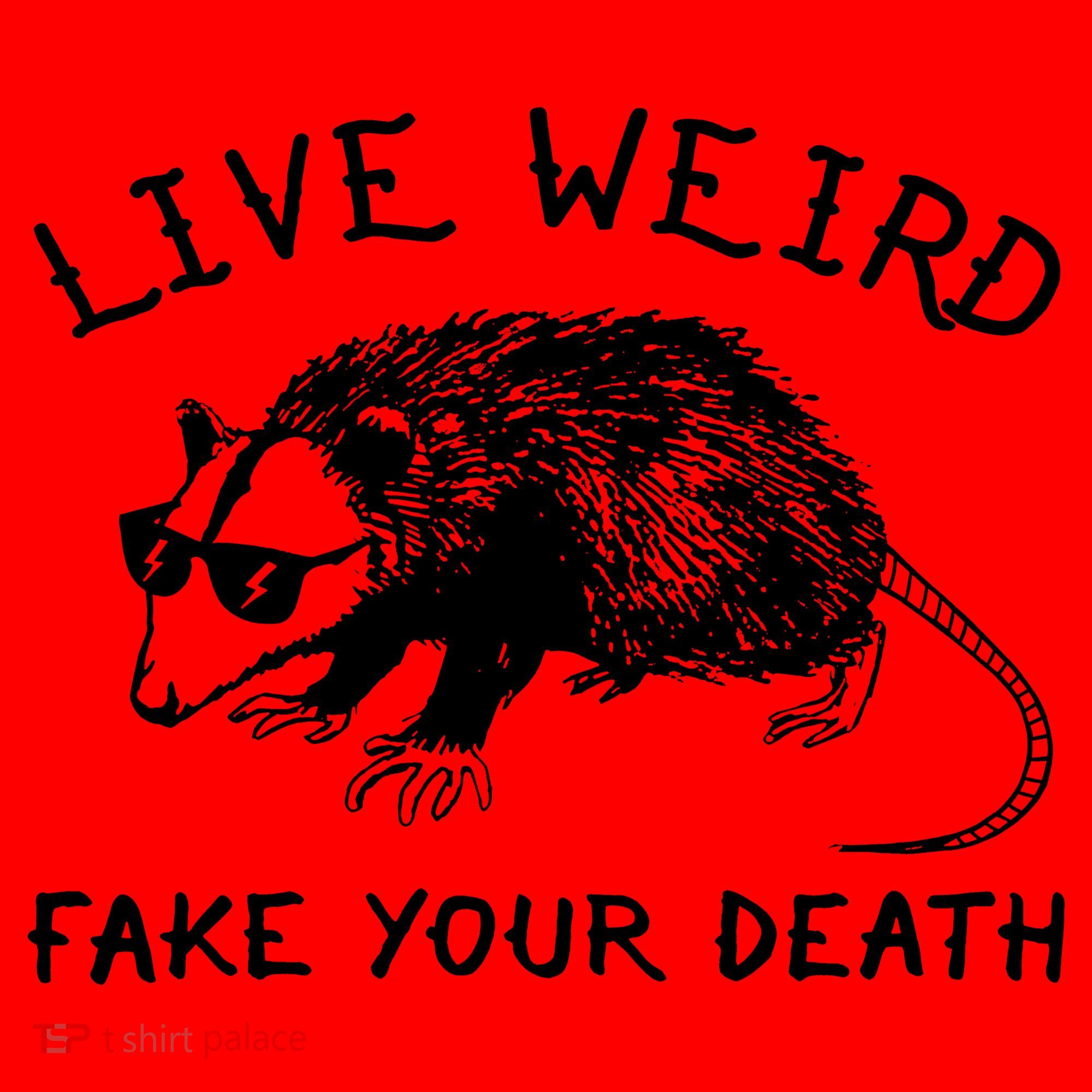 Live Weird Fake Your Death Santa Hat