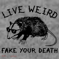 Live Weird Fake Your Death Toddler Hoodie thumb 2