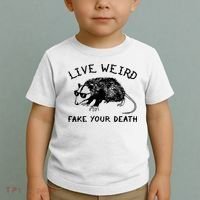 Live Weird Fake Your Death Toddler T-Shirt thumb 2