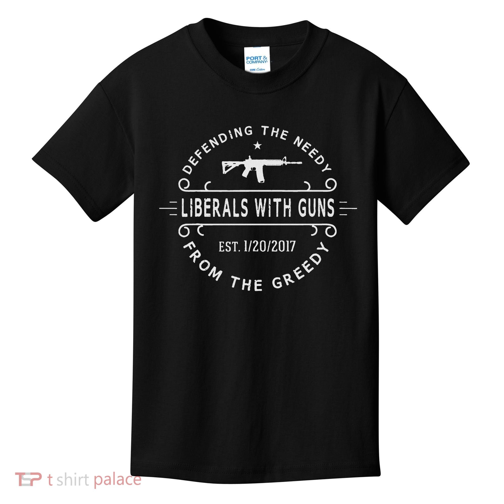 Liberals With Guns Kids T-Shirt