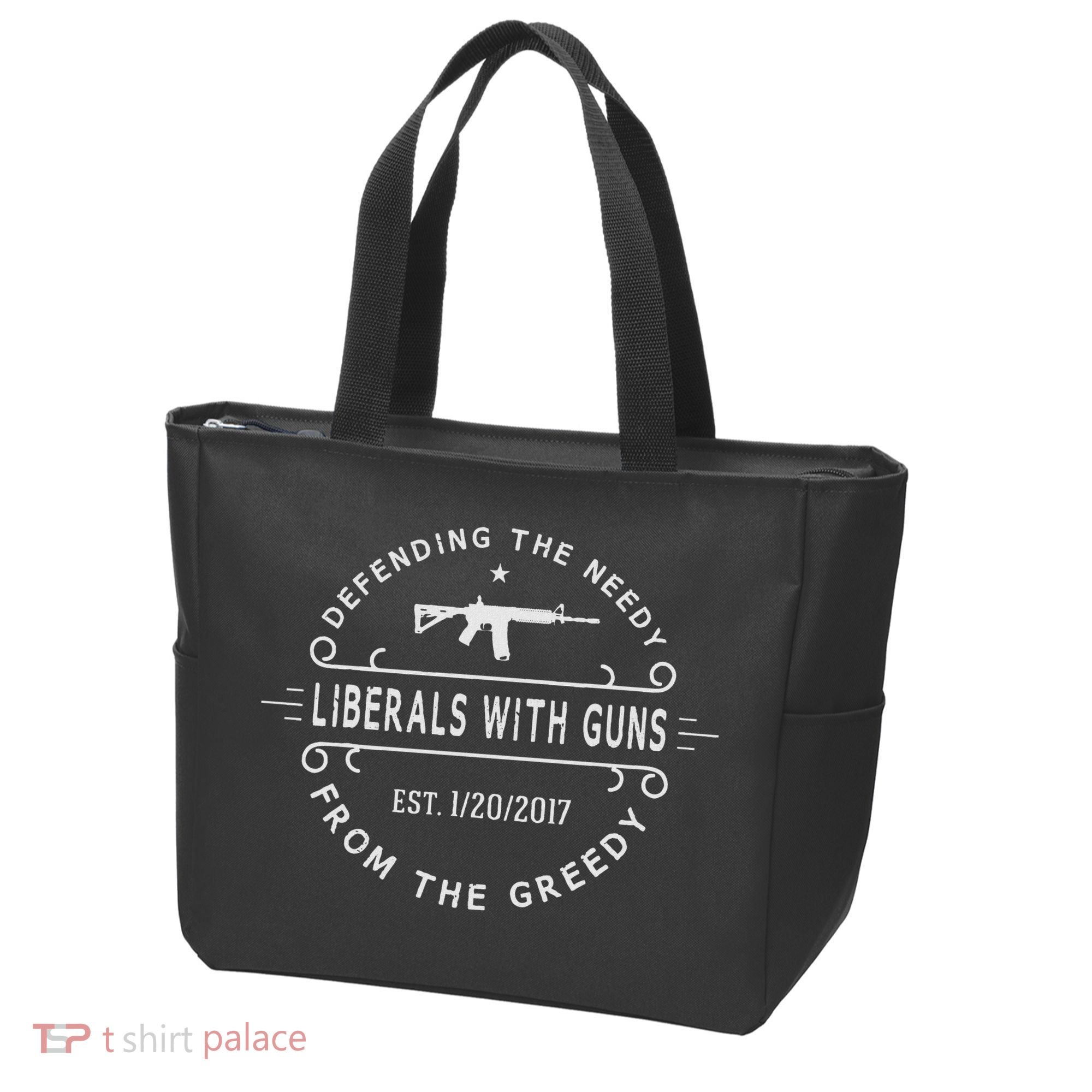 Liberals With Guns Tote Bag