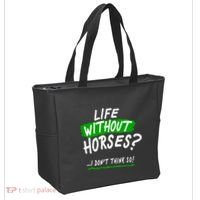 Life Without Horses? I Don't Think So Tote Bag thumb 2