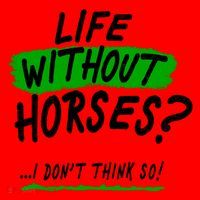 Life Without Horses? I Don't Think So Santa Hat thumb 1