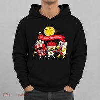 Lets Watch Horror Movies Halloween Funny Ghost Skeleton Hoodie thumb 0