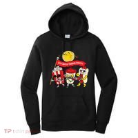 Lets Watch Horror Movies Halloween Funny Ghost Skeleton Women's Hoodie thumb 0