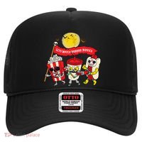 Lets Watch Horror Movies Halloween Funny Ghost Skeleton Hat thumb 0