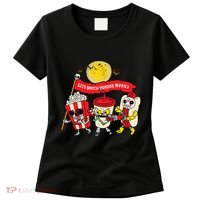 Lets Watch Horror Movies Halloween Funny Ghost Skeleton Women's T-Shirt thumb 0