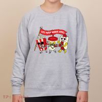 Lets Watch Horror Movies Funny Halloween Costume Spooky Women's Sweatshirt thumb 0