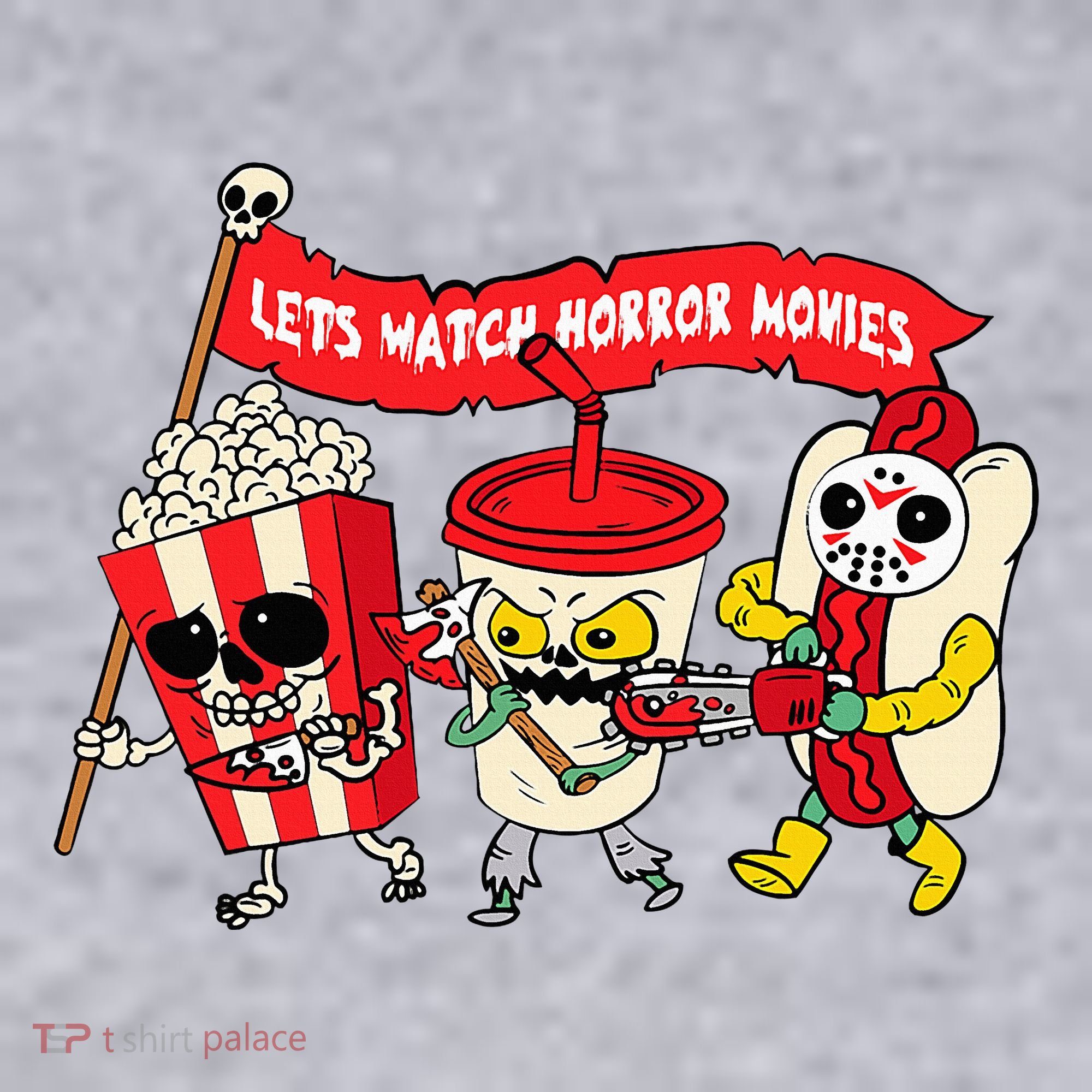 Lets Watch Horror Movies Funny Halloween Costume Spooky Women's Sweatshirt